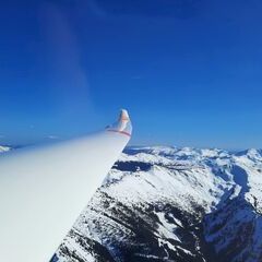 Flugwegposition um 14:15:46: Aufgenommen in der Nähe von Gemeinde Aigen im Ennstal, Österreich in 2394 Meter